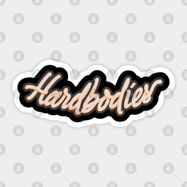 Hardbodies 1984 Sticker by The Daily Ghost